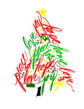 peace love joy tree - color